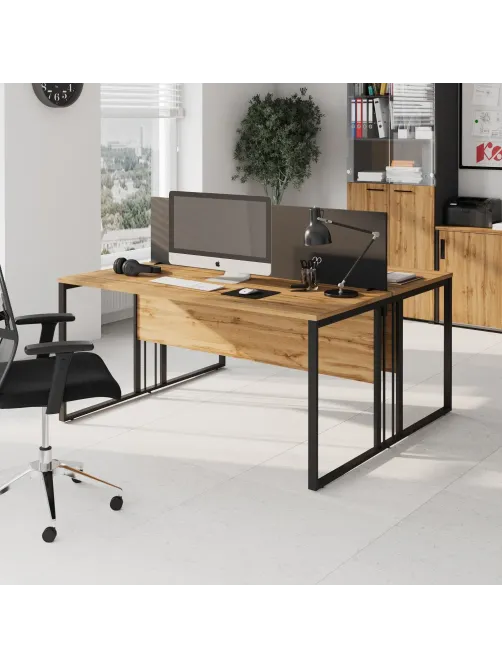 Рабочая станция К-Loft 241S005 2раб.места Ш1380 дуб натур