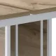 Раб.станция Комус Мебель К-Loft 241S019 1580х1370 2раб.м. дуб натур/бел
