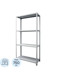 Стеллаж металлический ST_2000х1000х400 мм (4 полки/150 кг) 
