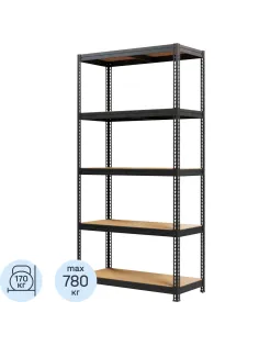 Стеллаж металлический MZ-PROFIL окрашенный 1800х900х400