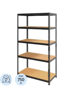 Стеллаж металлический SBL 180KD/120x45/ 5 полок