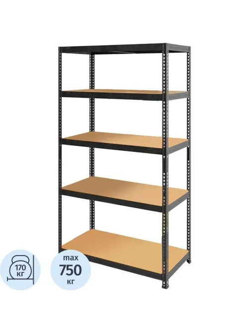 Стеллаж металлический SBL 180KD/120x45/ 5 полок