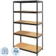 Стеллаж металлический SBL 180KD/120x45/ 5 полок