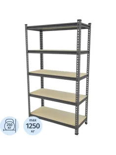 Стеллаж металлический Ульт_Everest Beamy Simple-D16-250-40/120/180-5