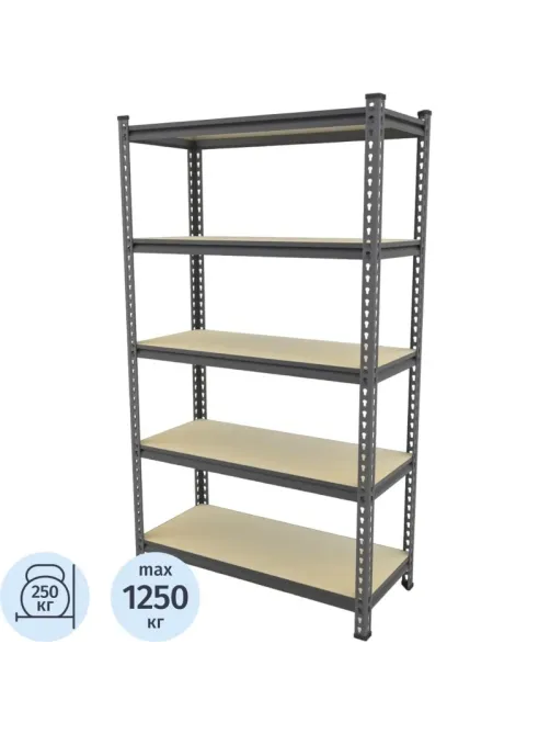 Стеллаж металлический Ульт_Everest Beamy Simple-D16-250-40/120/180-5