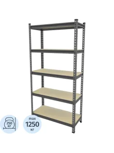 Стеллаж металлический Ульт_Everest Beamy Simple-D16-250-30/90/180-5