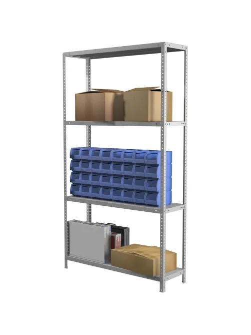 Стеллаж металлический MS Standart 185/100x30/4 полки