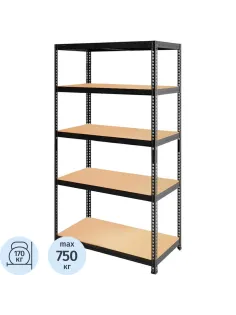 Стеллаж металлический SBL 180KD/90x40/ 5 полок