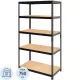 Стеллаж металлический SBL 180KD/90x40/ 5 полок