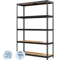 Стеллаж металлический MZ-PROFIL окрашенный 1800х1200х400