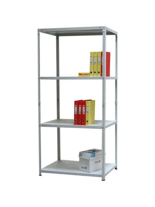 Стеллаж металлический MZ_СТФЛ 1800х700х300 мм,4 полки,разборн.стойка(grey)