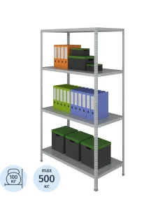 Стеллаж металлический Cobalt Shelf MS180KD/100x50/4