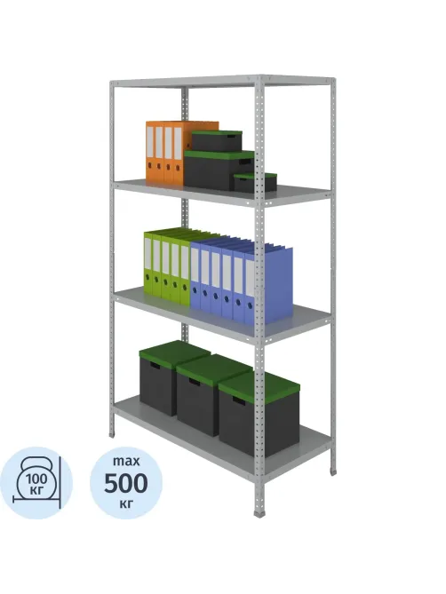 Стеллаж металлический Cobalt Shelf MS180KD/100x50/4