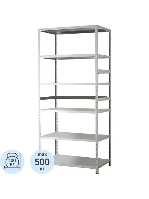 Стеллаж металлический MS Standart 220/100x40/6 полок