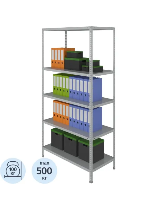 Стеллаж металлический Cobalt Shelf MS200KD/100x50/5
