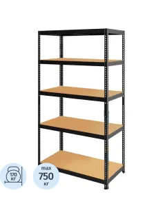 Стеллаж металлический SBL 180KD/90x45/ 5 полок