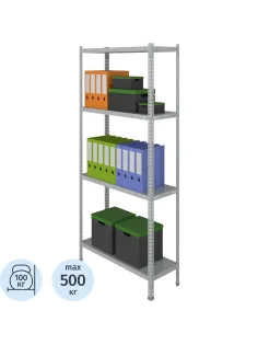Стеллаж металлический Cobalt Shelf MS180KD/80x30/4