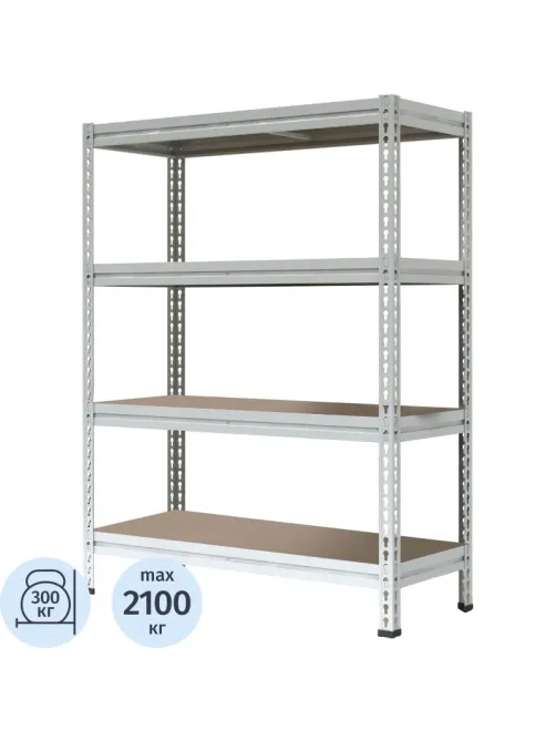 Стеллаж металлический P_МС-Т 15764-2.0   с 4-мя полками 1550х785х2000