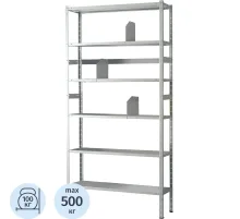 Стеллаж металлический MS Standart 220/100x30/6 полок