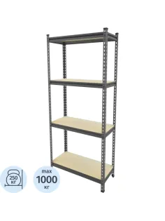 Стеллаж металлический Ульт_Everest Beamy Simple-D16-250-30/60/180-4