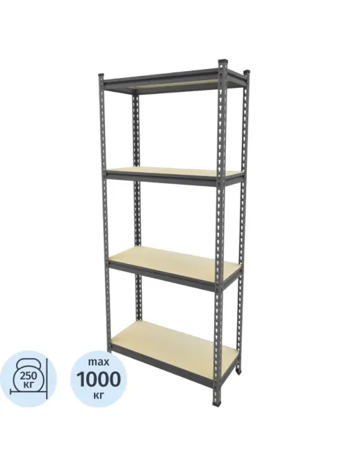 Стеллаж металлический Ульт_Everest Beamy Simple-D16-250-30/60/180-4
