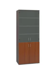 Шкаф SH_Стратегия   со стеклом выс.S75 (154716) Н.Милано ср