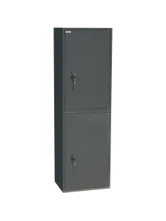 Шкаф для бумаг металлический Комус Мебель TSL-150/2M, 460х340х1500мм
