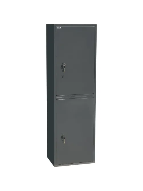 Шкаф для бумаг металлический Комус Мебель TSL-150/2M, 460х340х1500мм
