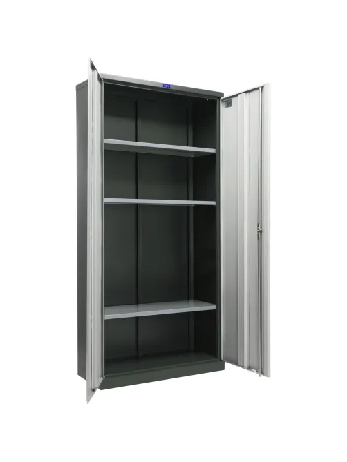 Шкаф для бумаг Cobalt Office 18 антрацит/серый (R7043/7038) 915х370х1830