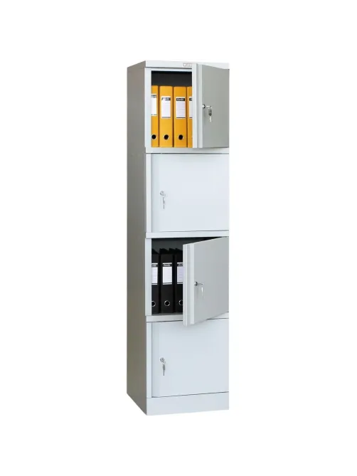 Шкаф для бумаг ПРАКТИК АМ 1845/4 4 дв 472х458х1830