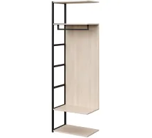 Секция гардеробная K-Loft 241H029 645х400х2105 дуб сканд/черный