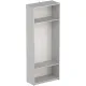 Корпус гардероба Easy One каркас LT 22/16 768х367 серый В1997
