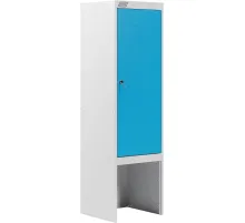 Шкаф для одежды металлический MZ_ШРЭК-21-530 ВСК 530х500х1850 синий