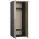 Корпус гардероба К-Loft 241H002 выс.2106 дуб скандин./графит