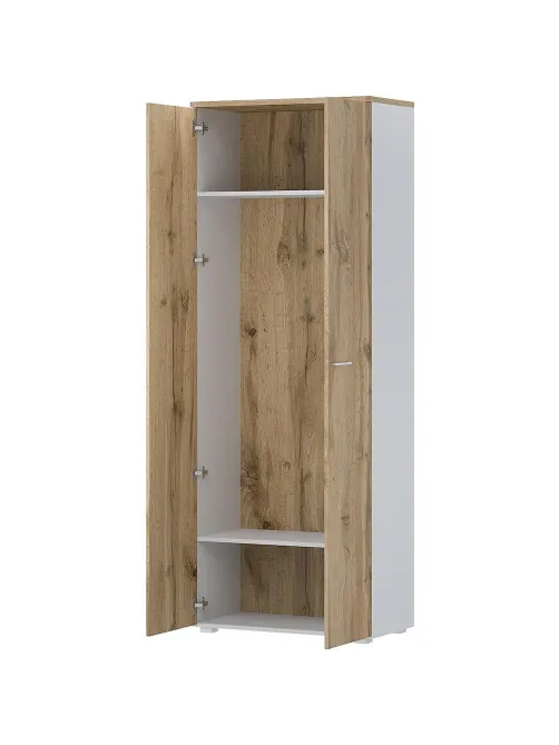 Корпус гардероба Комус Мебель К-Loft 241H010 786х420х2106 дуб натур/белый