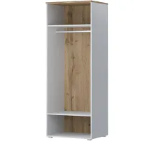 Корпус гардероба Комус Мебель К-Loft 241H002 786х616х2106 дуб натур/белый