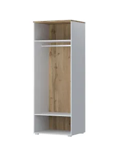 Корпус гардероба Комус Мебель К-Loft 241H002 786х616х2106 дуб натур/белый