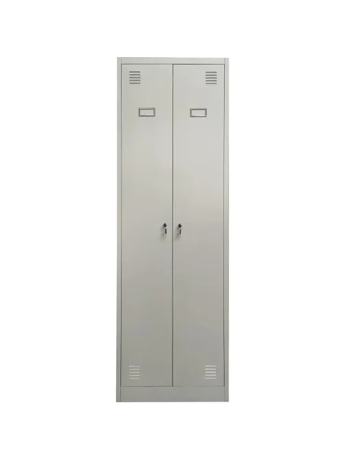 Шкаф для одeжды металлический CBNT_2L-B1A 600х500х1850 + полка для oбуви