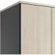 Корпус гардероба К-Loft 241H002 выс.2106 дуб скандин./графит