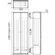 Корпус гардероба Easy One каркас LT 22/16 768х367 дуб шамони светлый В1997