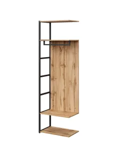 Секция гардеробная K-Loft 241H029 645х400х2105 дуб натур/черный