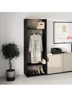 Корпус гардероба К-Loft 241H010 выс.2106 дуб скандин./графит