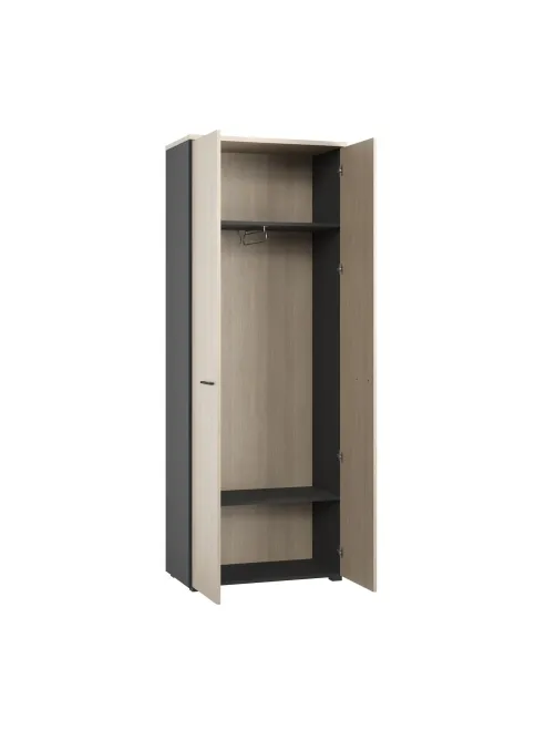 Корпус гардероба К-Loft 241H010 выс.2106 дуб скандин./графит