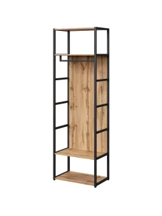 Гардероб K-Loft 241H028 670х400х2105 дуб натур/черный