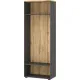 Гардероб узкий К-Loft 241H010 выс.2106 дуб натур./графит