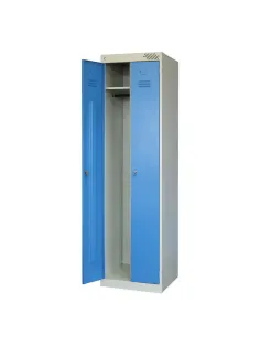 Шкаф для одежды металлический MZ_ШРЭК-22-530 2дв.530х500х1850, синий