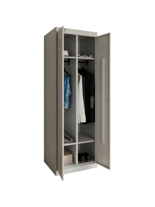 Шкаф для одежды металлический MZ_Шкаф ТМ 12-60 600х500х1830