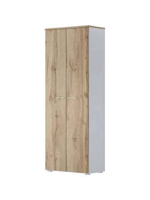 Корпус гардероба Комус Мебель К-Loft 241H010 786х420х2106 дуб натур/белый