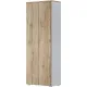 Корпус гардероба Комус Мебель К-Loft 241H010 786х420х2106 дуб натур/белый
