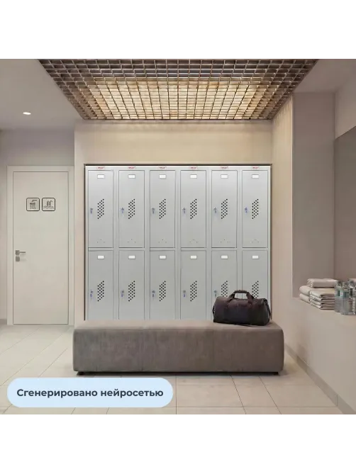 Шкаф для одежды металлический Комус Мебель ML-22-60